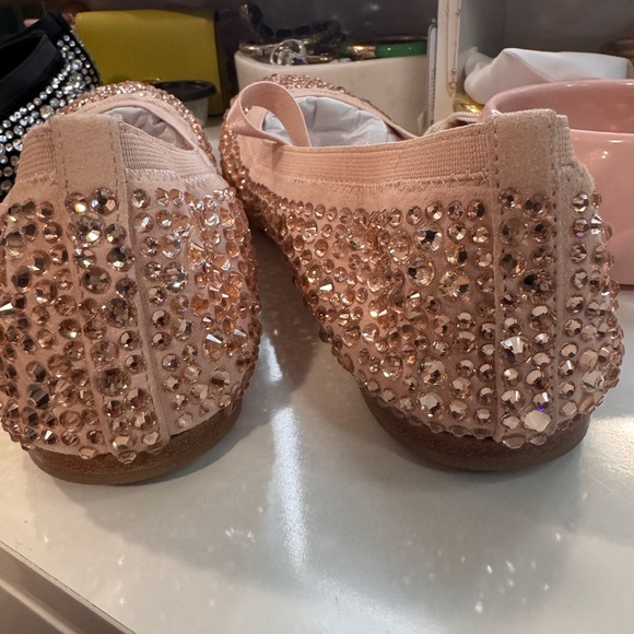 Kate Spade Violette Suede Embellished Flats Blush Mochi Pink 8.5 - Picture 6 of 10
